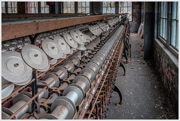 Row of Spools