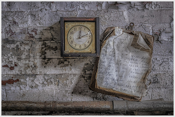Clock and Clipboard