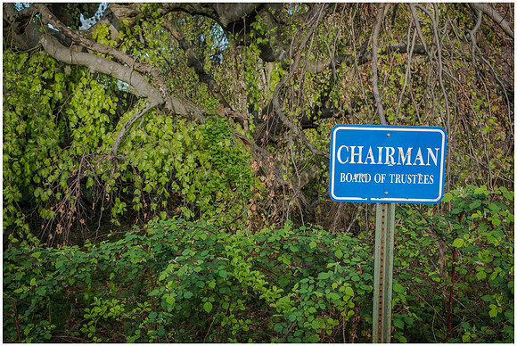 Chairman Sign at Greystone