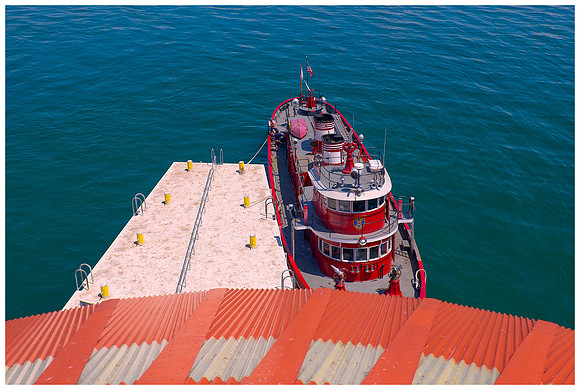 Cotter Fireboat View from Above