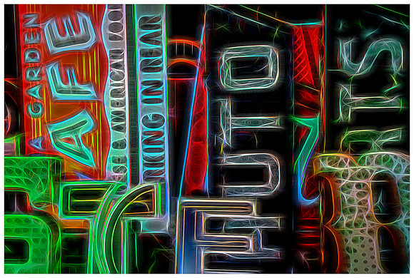 Neon Effect on Neon Signs