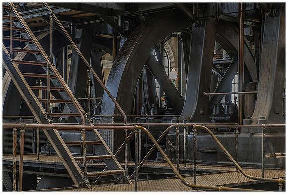 Stairwell Railings at the Pumping Station