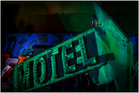 Motel Arrow Sign