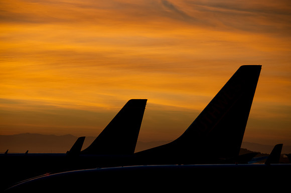 Sunrise at Airport
