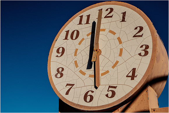 Giant Clock Sign