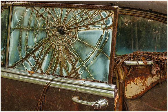 Spider Webbed Glass
